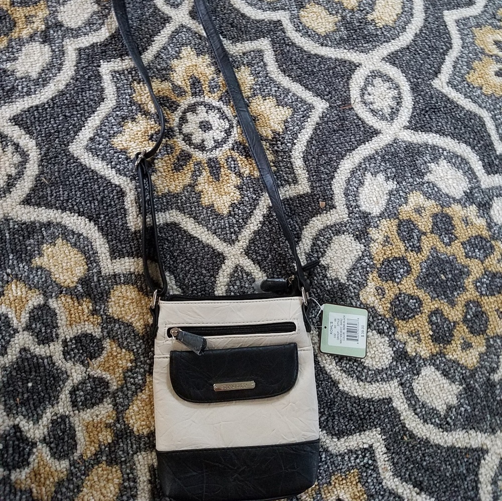 Crossbody leather purse